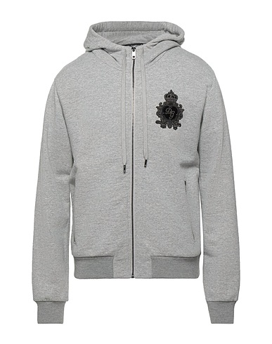 DOLCE&GABBANA Hooded sweatshirt Grey 57% Virgin Wool, 43% Cashmere