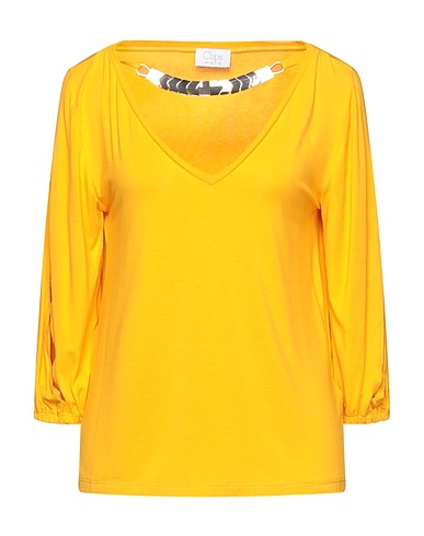 CLIPS MORE T-shirt Marigold 96% Viscose, 4% Elastane