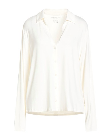 MAJESTIC FILATURES Solid color shirts & blouses White 94% Viscose, 6% Elastane