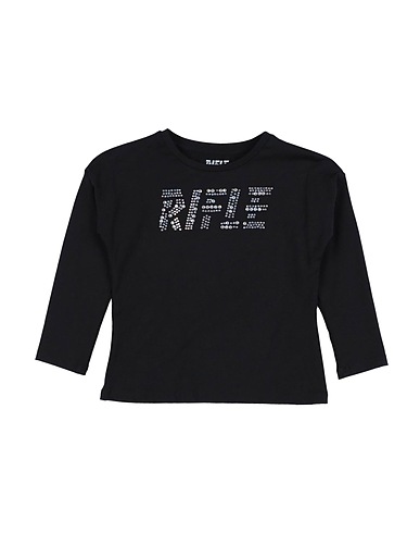 RIFLE Camiseta Negro 95% Algodón, 5% Elastán