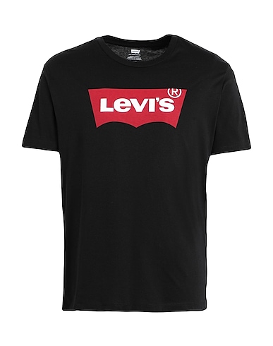 LEVI'S T-shirt GRAPHIC SET IN NECK
 Nero 100% Cotone