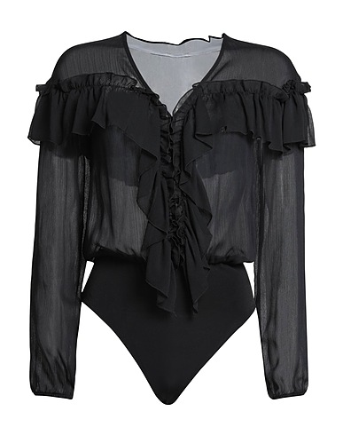 SANDRO FERRONE TOPS Schwarz 100% Polyester