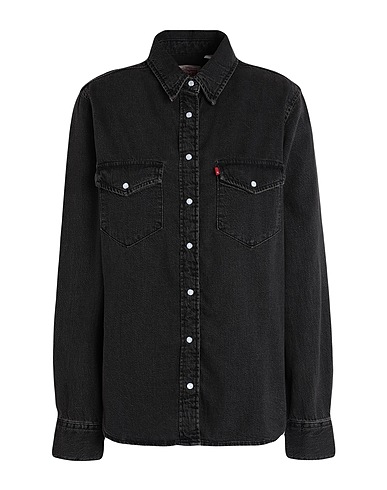 LEVI'S Denim shirt ESSENTIAL WESTERN
 Black 100% Cotton