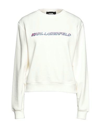 KARL LAGERFELD スウェット ホワイト オーガニックコットン 100%