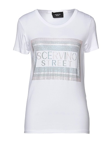 SCERVINO T-shirt STREET White 95% Viscose, 5% Elastane