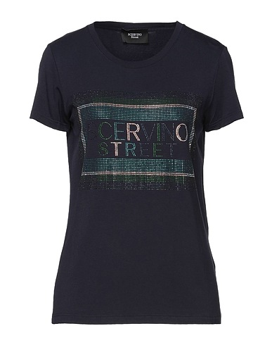 SCERVINO T-shirt STREET Midnight blue 95% Viscose, 5% Elastane