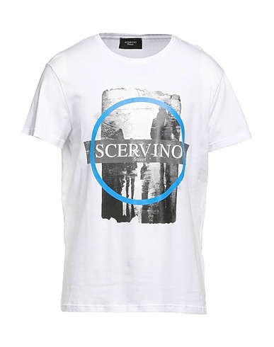SCERVINO T-shirt White 95% Cotton, 5% Elastane