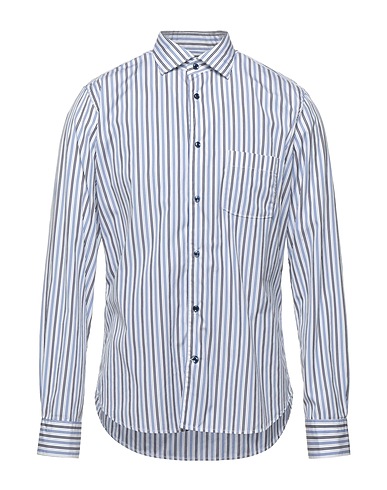 BORSA Striped shirt White 100% Cotton