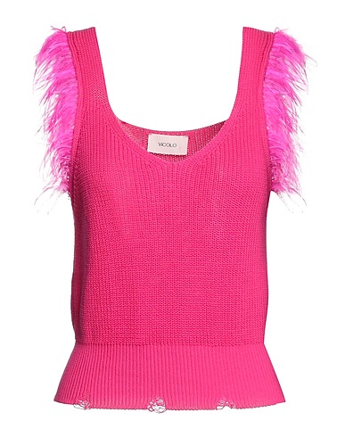 VICOLO Top Fuchsia 100% Cotton