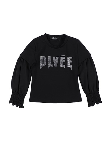 COLLECTION DI.VÈE T-shirt Black 60% Viscose, 35% Polyamide, 5% Elastane