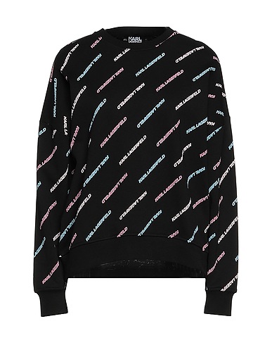 KARL LAGERFELD スウェット ブラック コットン 100%