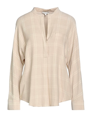 VINCE. Top Beige 90% Viscose, 7% Wool, 2% Polyamide, 1% Elastane