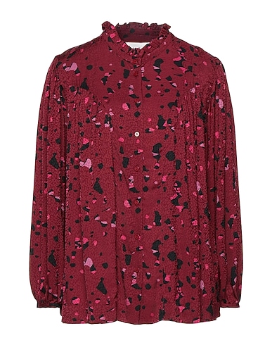 BA&SH Patterned shirts & blouses Burgundy 100% Viscose