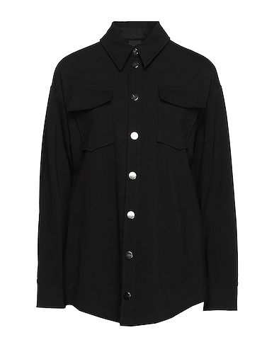 PINKO Solid color shirts & blouses Black 67% Viscose, 28% Polyamide, 5% Elastane