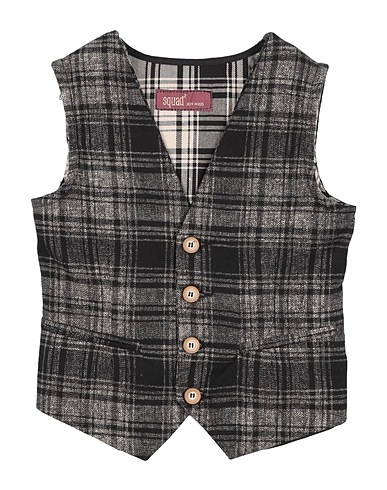 SQUAD² Waistcoat Black 51% Cotton, 48% Polyester, 1% Elastane