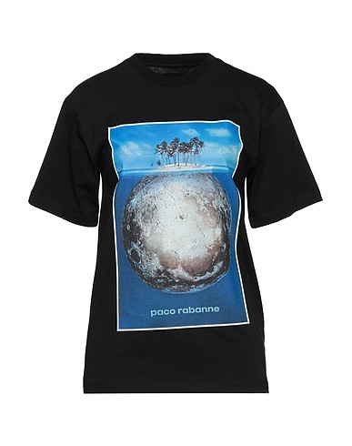 RABANNE T-shirt Black 100% Organic cotton
