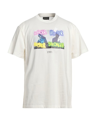 THROWBACK. T-shirt White 100% Cotton