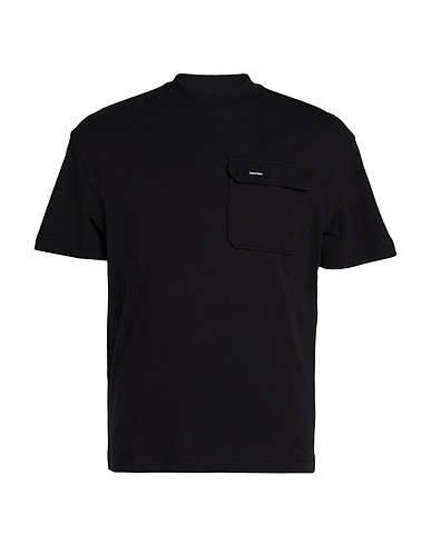 CALVIN KLEIN Camiseta básica Negro 100% Algodón