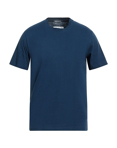 MAISON MARGIELA Basic T-shirt Blue 100% Cotton