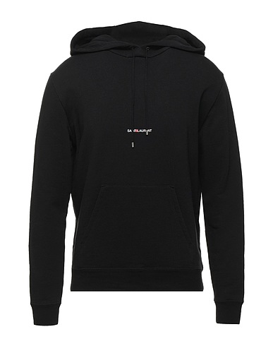 SAINT LAURENT スウェット ブラック コットン 100%