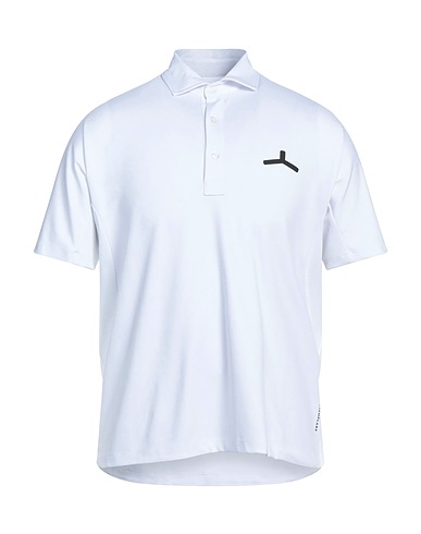 ESEMPLARE Polo shirt White 91% Polyester, 9% Eco Polyester