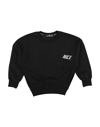 NICEBRAND Sweatshirt Black 100% Cotton