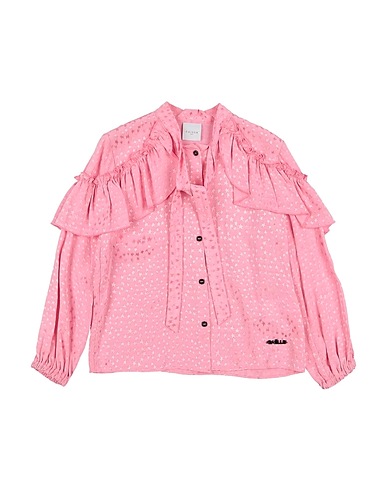 GAëLLE Paris Solid colour shirts & blouses Pink 100% Viscose
