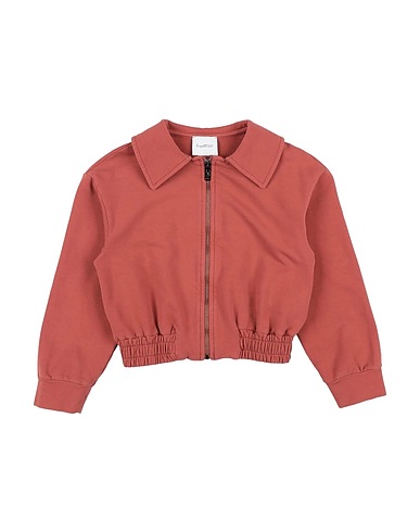LE PETIT COCO Sweatshirt Ziegelrot 94% Baumwolle, 6% Elastan