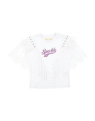 RELISH T-shirt White 100% Cotton, Polyester