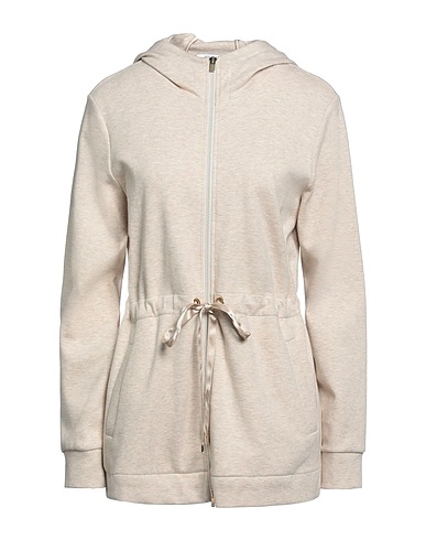 PESERICO Hooded track jacket 90% Cotton, 10% Nylon, Silk, Elastane