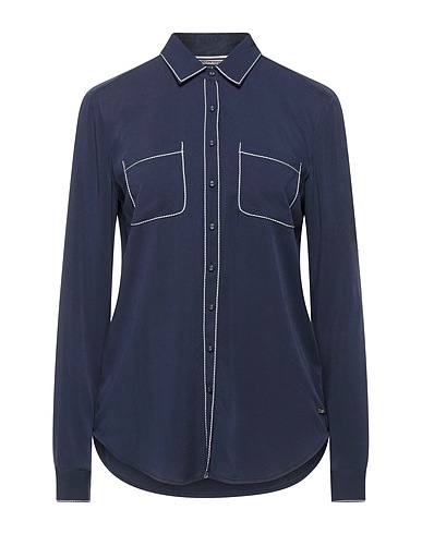 TOMMY HILFIGER Patterned shirts & blouses Midnight blue 100% Viscose