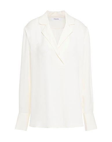 FRAME Silk top Ivory 100% Silk