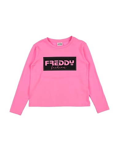 FREDDY T-shirt Fuchsia 95% Cotton, 5% Elastane
