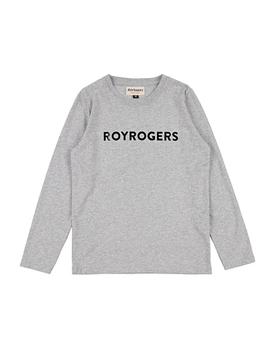 ROŸ ROGER'S T-shirt Light grey 90% Cotton, 10% Polyester
