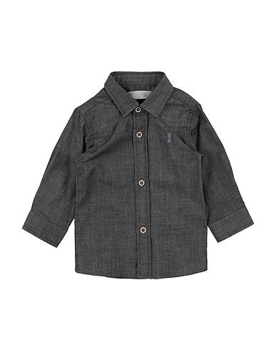 MYCLÒ SET Denim shirt Grey 98% Cotton, 2% Elastane