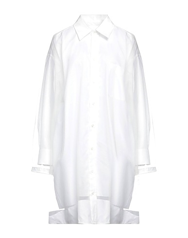 MAISON MARGIELA Striped shirt White 100% Polyester, Cotton