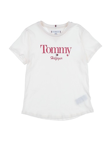TOMMY HILFIGER T-shirt Ivory 100% Cotton