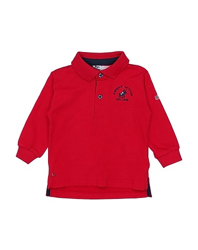 ASPEN POLO CLUB Polo shirt Red 95% Cotton, 5% Elastane