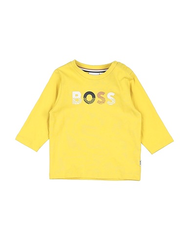 BOSS T-shirt Lime green 100% Cotton