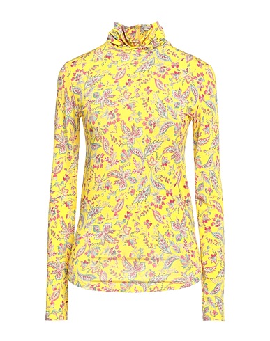 MARANT ÉTOILE T-shirt Yellow 97% Viscose, 3% Elastane