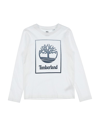 TIMBERLAND T-shirt White 100% Cotton, Elastane