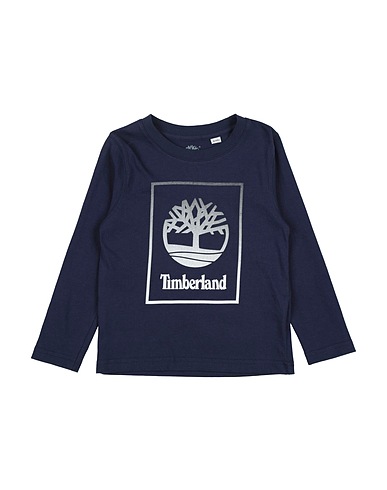 TIMBERLAND T-shirt Midnight blue 100% Cotton, Elastane