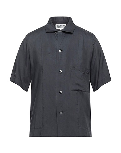 MAISON MARGIELA Solid color shirt Lead 100% Viscose