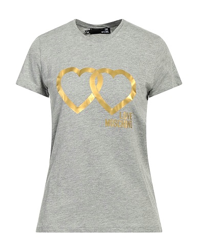 LOVE MOSCHINO T-shirt Grey 100% Cotton