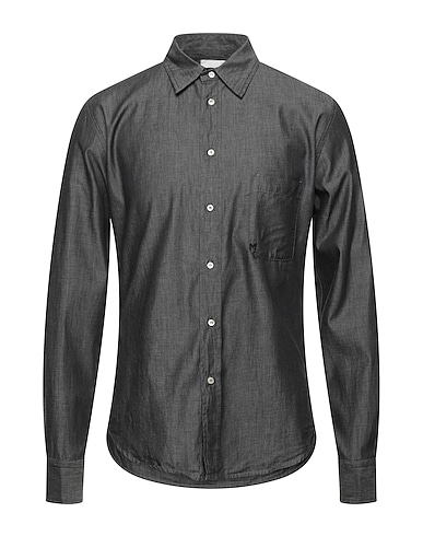 MASTER COAT Denim shirt Black 100% Cotton
