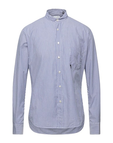 MASTER COAT Camicia a righe Blu 100% Cotone