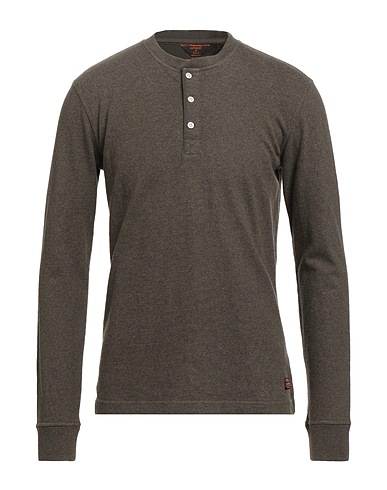 SUPERDRY Sweatshirt Military green 100% Organic cotton