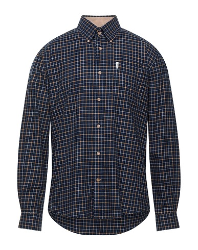 BARBOUR Checked shirt Blue 100% Cotton