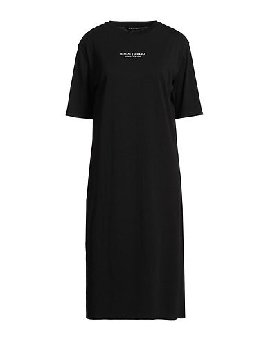 ARMANI EXCHANGE Midi dress Black 100% Cotton