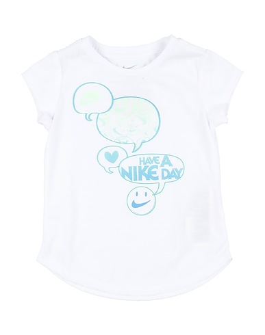 NIKE T-shirt RECYCLED POLY TEE
 Bianco 100% Poliestere riciclato